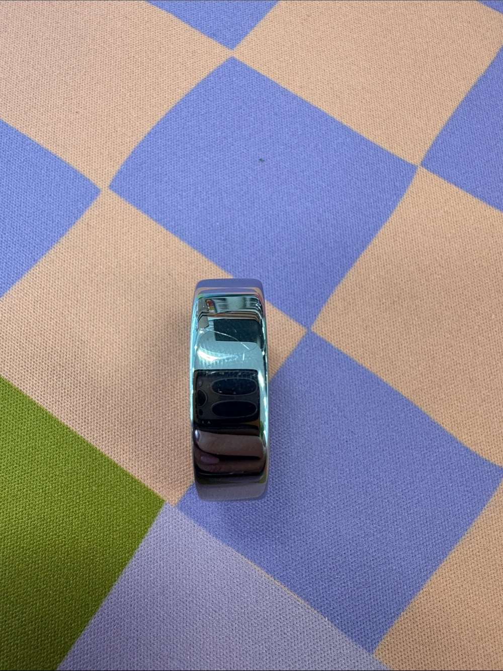 Smart Fitness Ring - Polished Silver Wearable